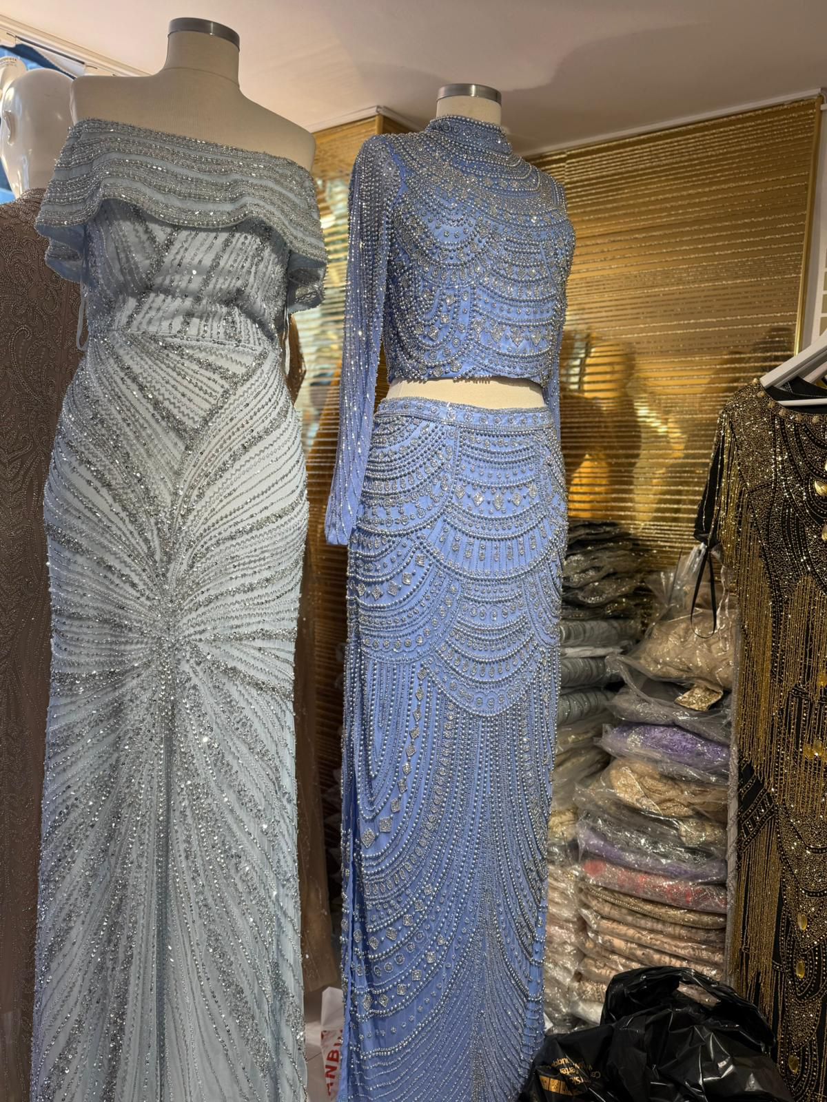 Haute couture Perla dress 2 pieces