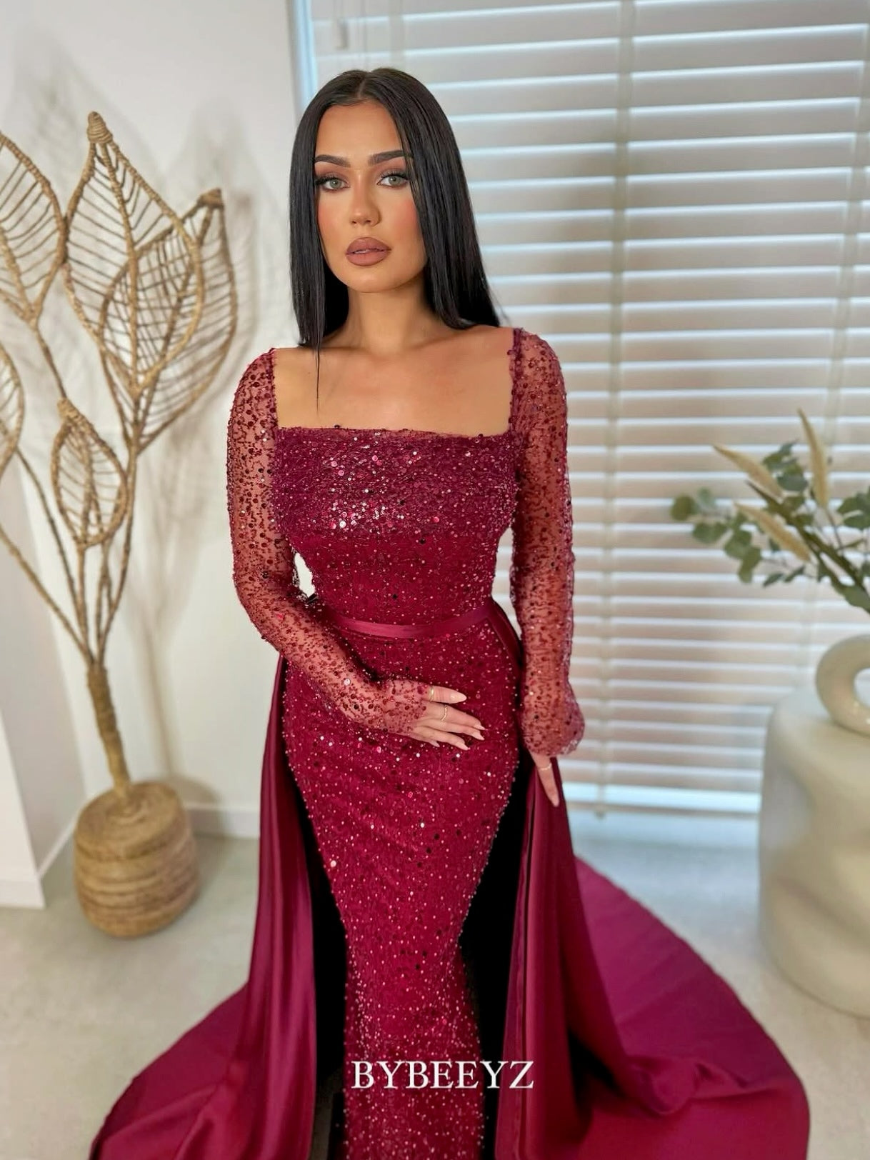 Pelin dress bordeaux