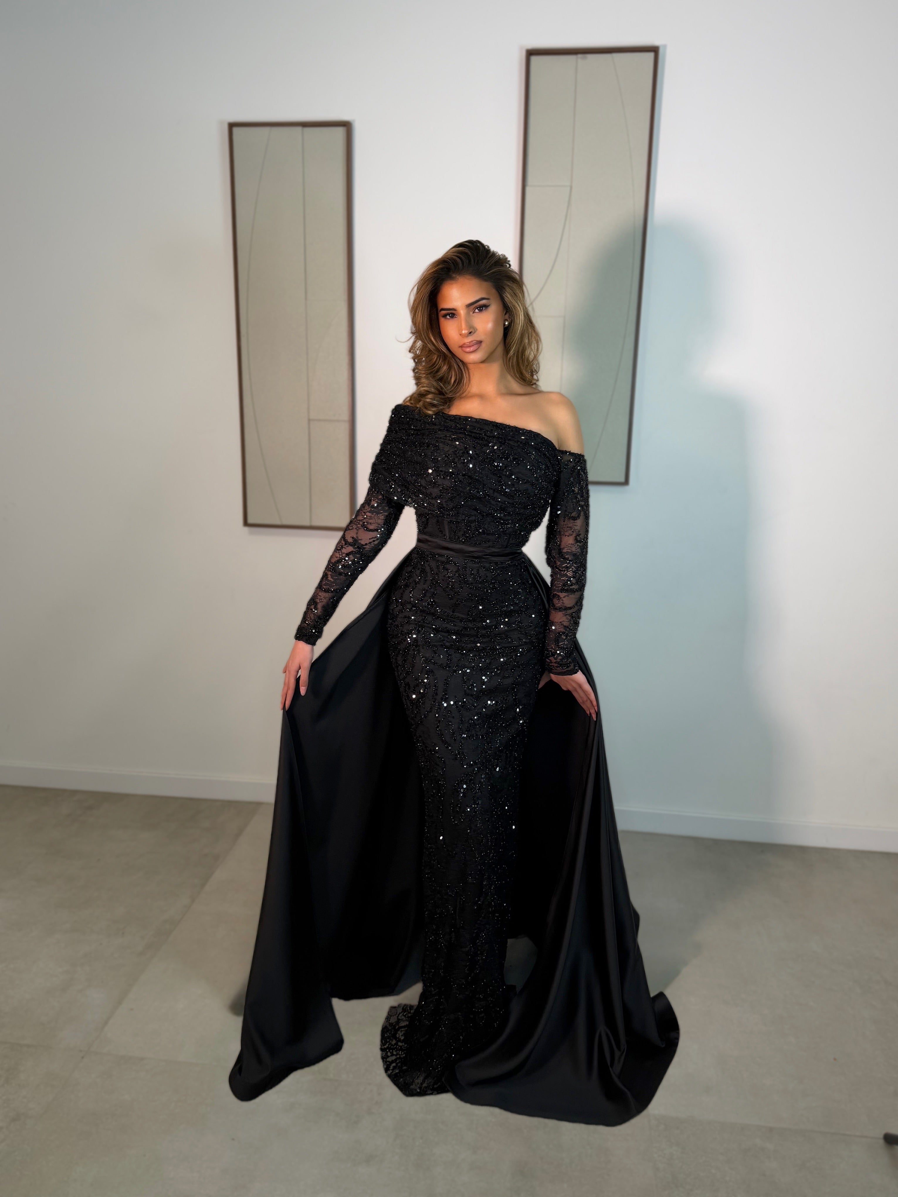 Haute Couture Yezda dress black