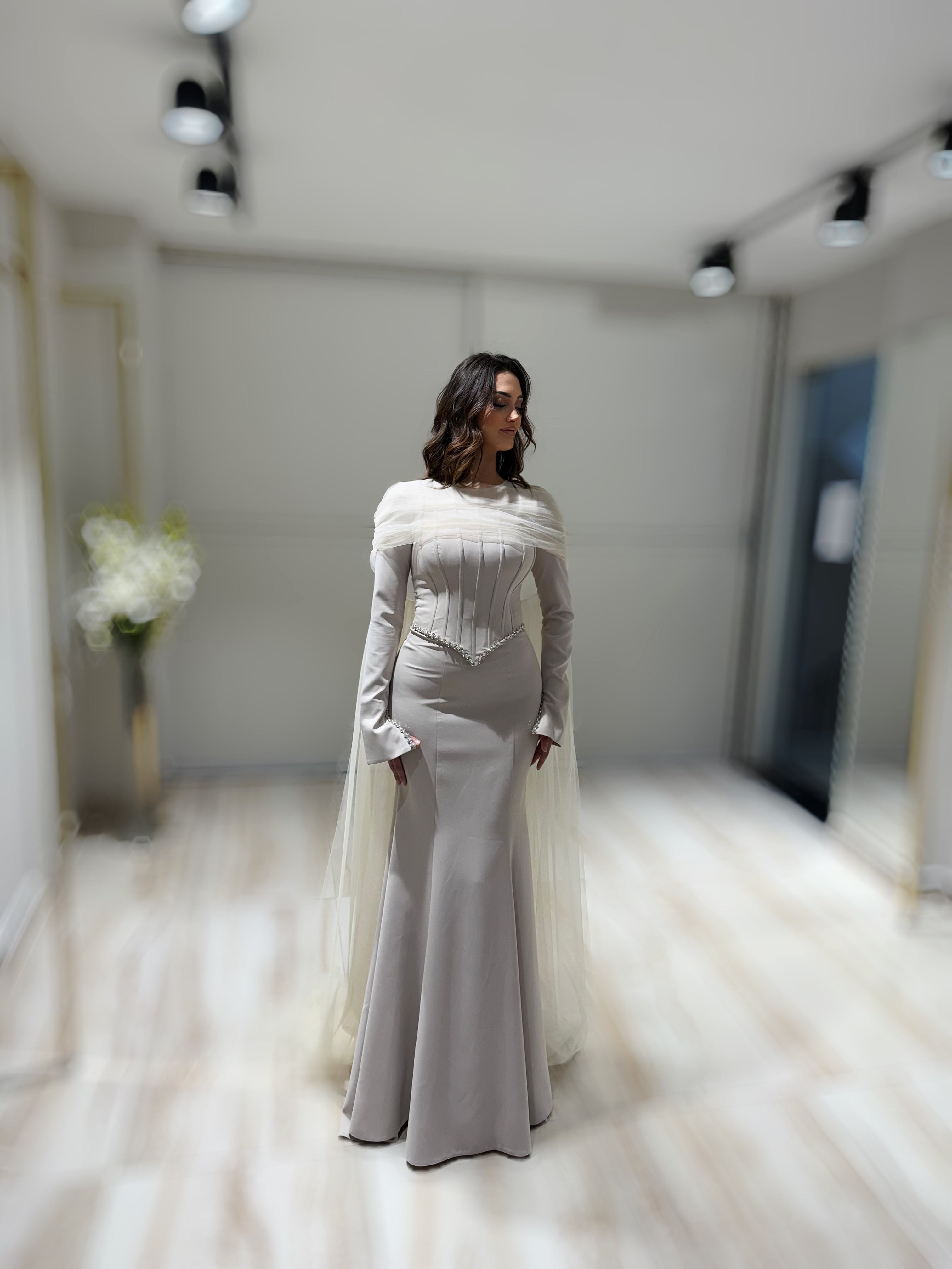 Reva Dress dark beige