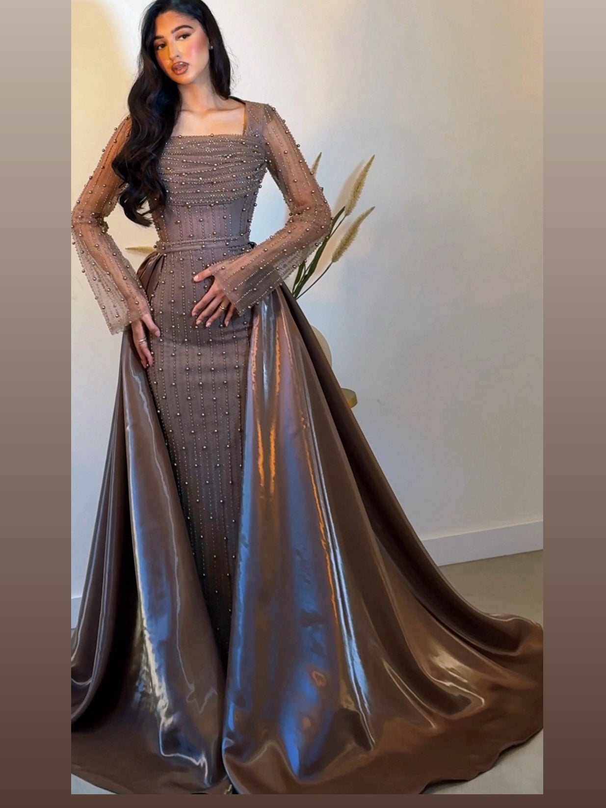 Serena Premium dress brown