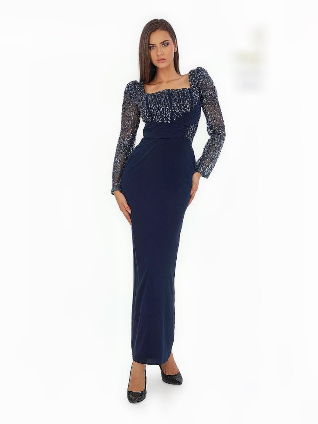 Aleyna dress dark blue