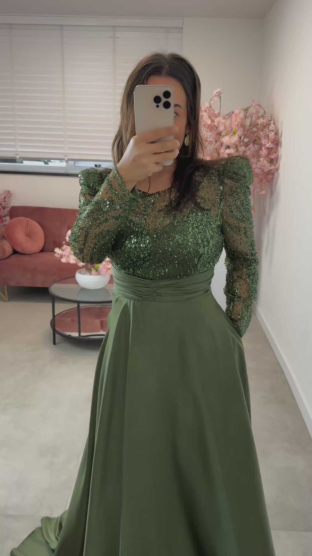 MELISA KHAKI DRESS