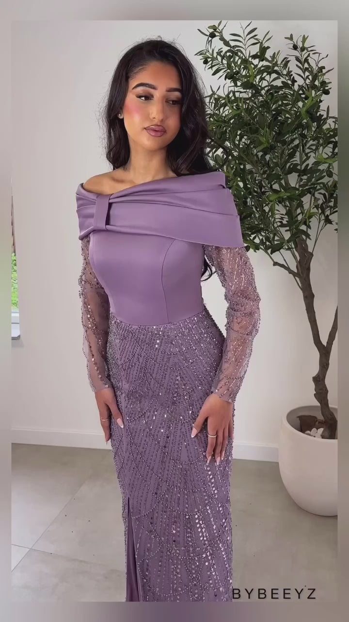 DAS LEYLA KLEID LILA